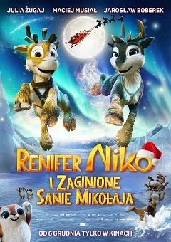 RENIFER NIKO I ZAGINIONE SANIE MIKOŁAJA /dubbing/